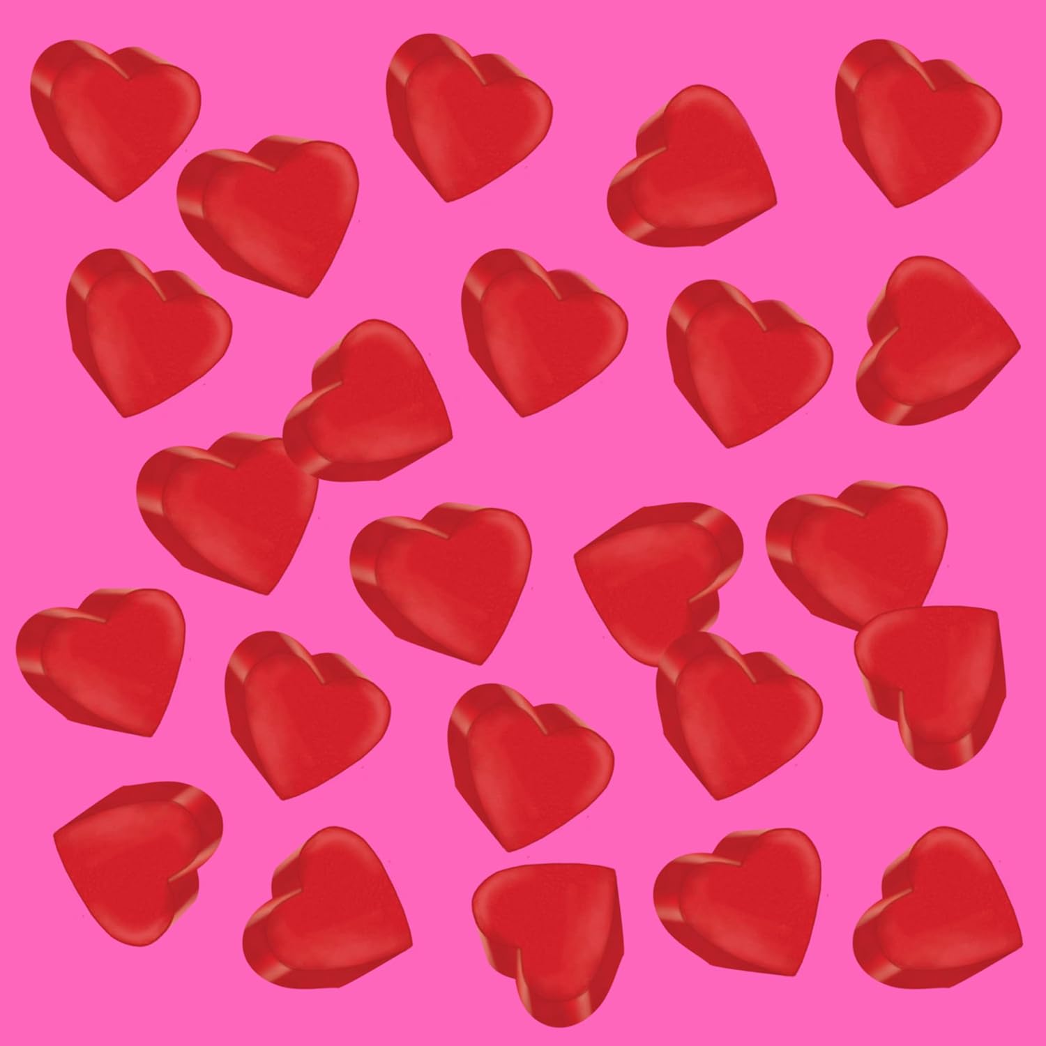 TWIZZLERS Cherry Flavored Hearts, Valentine's Candy Bag, 7.1 oz