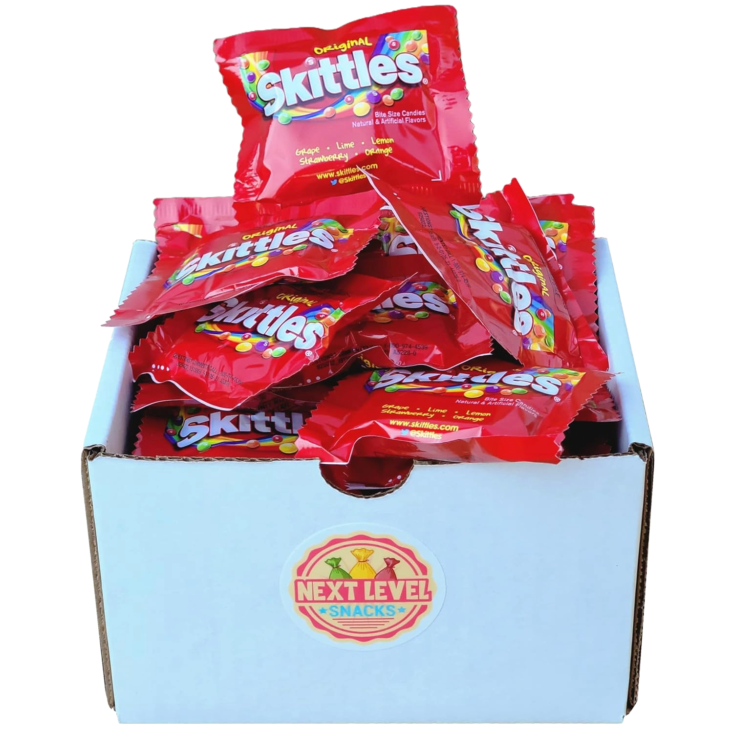 Skittles Original Flavors Fun Size Packet Bulk Box (Pack of 30)