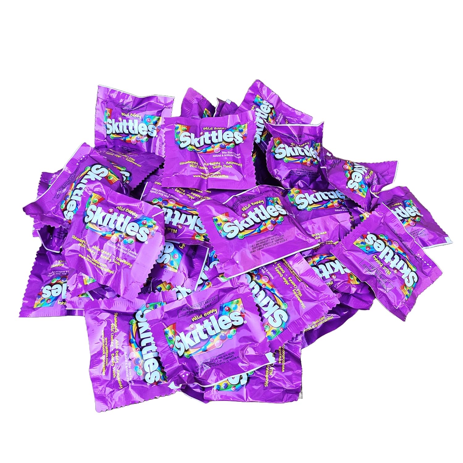 Skittles Wild Berry Fun Size Packets, Bulk Candy