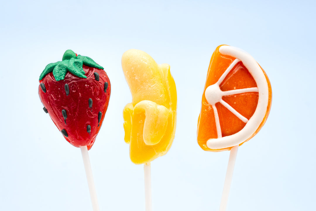 Assorted Fruit Lollipops - 24 Pack