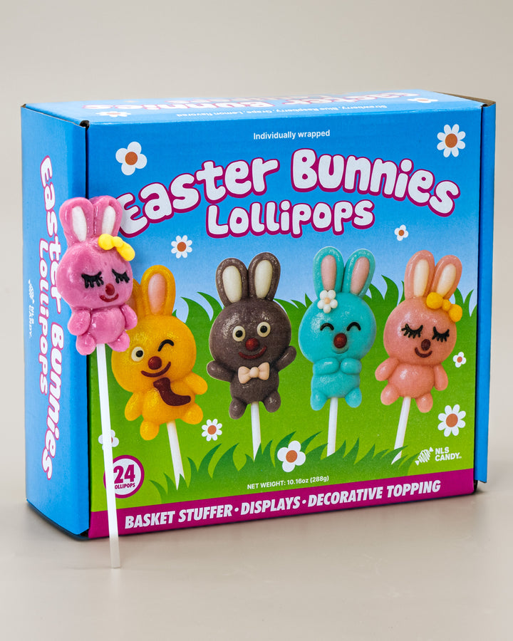 Easter Bunny Lollipops - 24 Pack