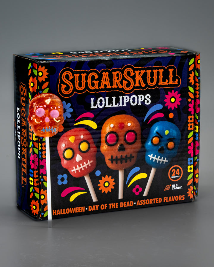 Sugar Skull Lollipops - 24 Pack