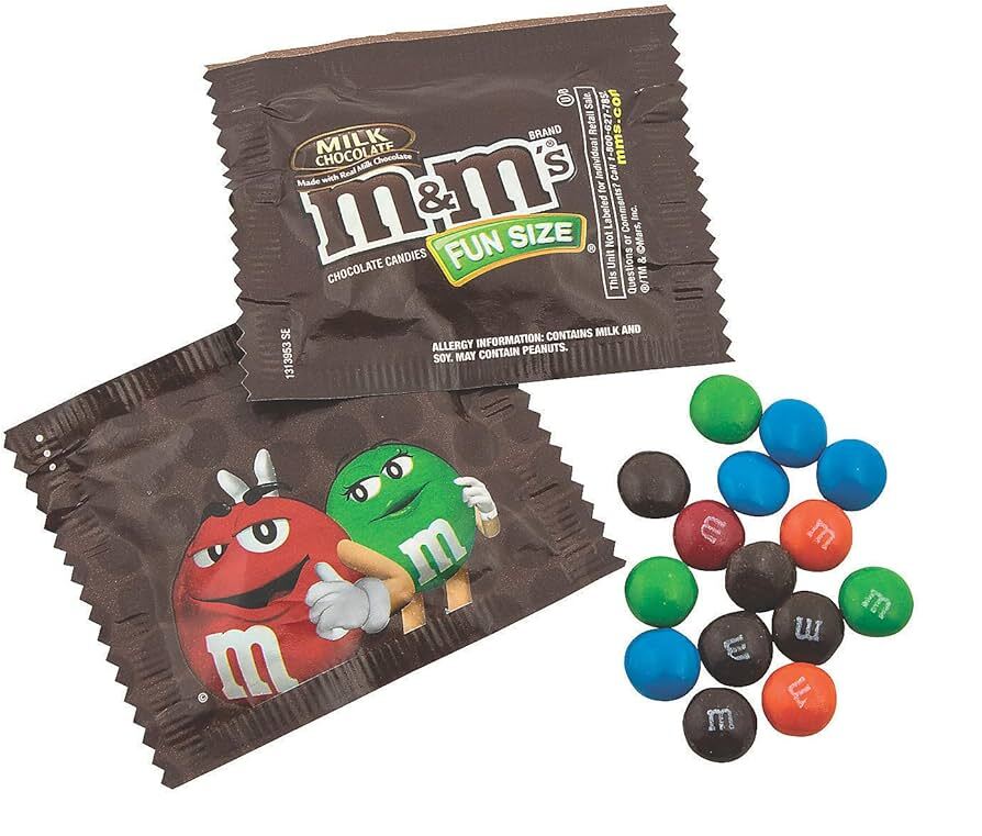 M&M's Milk Chocolate Fun Size Packets Bulk By The Pound